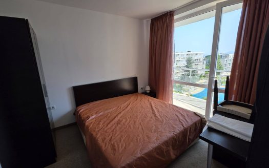 Двухкомнатная квартира с видом на море и бассейн — Atlantis, Сарафово, Бургас ID: 85137