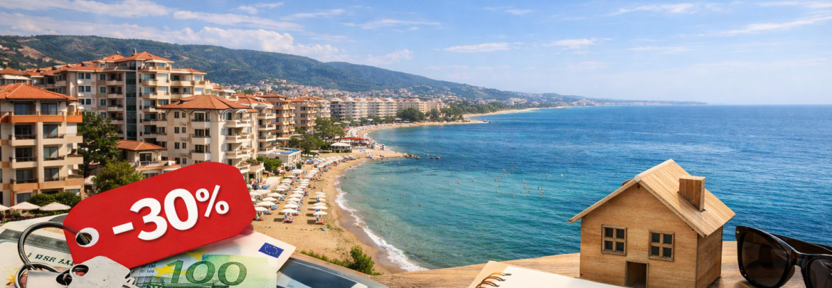 Недвижимость в Болгарии у моря со скидкой — апартаменты на побережье, инвестиции и выгодная покупка