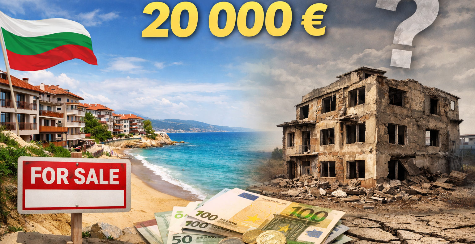 Недвижимость в Болгарии до 20 000 евро