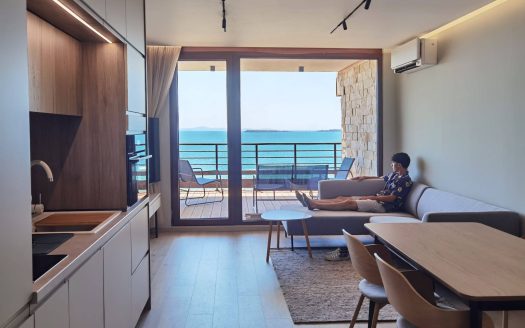 Трёхкомнатная квартира с прямым видом на море — комплекс «Dolce Vita 1», Святой Влас ID: 88676