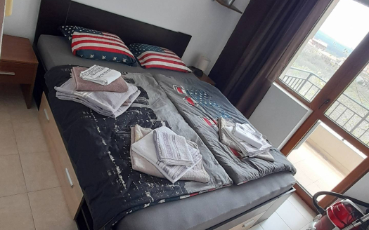 Трёхкомнатная квартира с видом на горы и бассейн — комплекс «Nessebar View Holiday», Кошарица ID: 93210