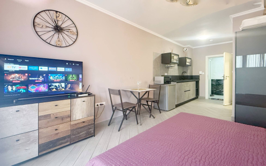 Студия люкс на первой линии — комплекс «Valencia Gardens», Несебр ID: 91201