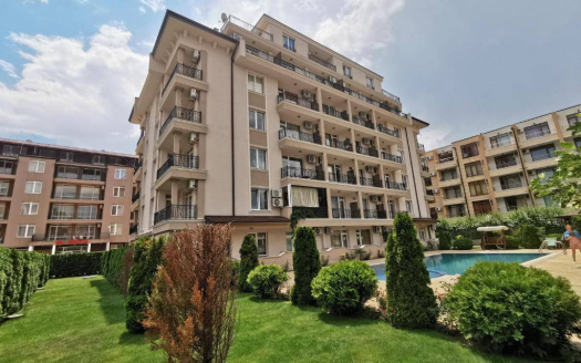 Двухкомнатная квартира с видом на бассейн — комплекс «Persani 3», Солнечный берег ID: 93012