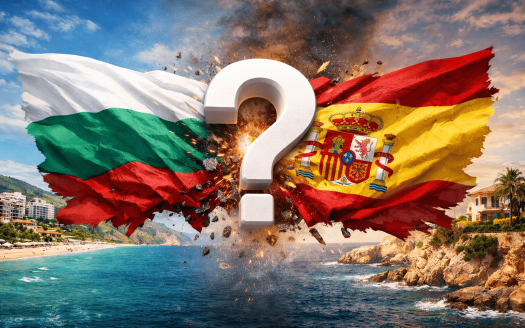 сравнение недвижимости в Болгарии и Испании у моря флаги конфликт выбор квартиры 2026