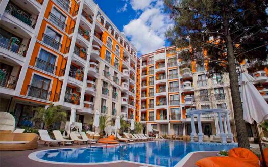 Двухкомнатная квартира люкс с большой террасой — комплекс «Harmony Palace», Солнечный берег ID: 89671