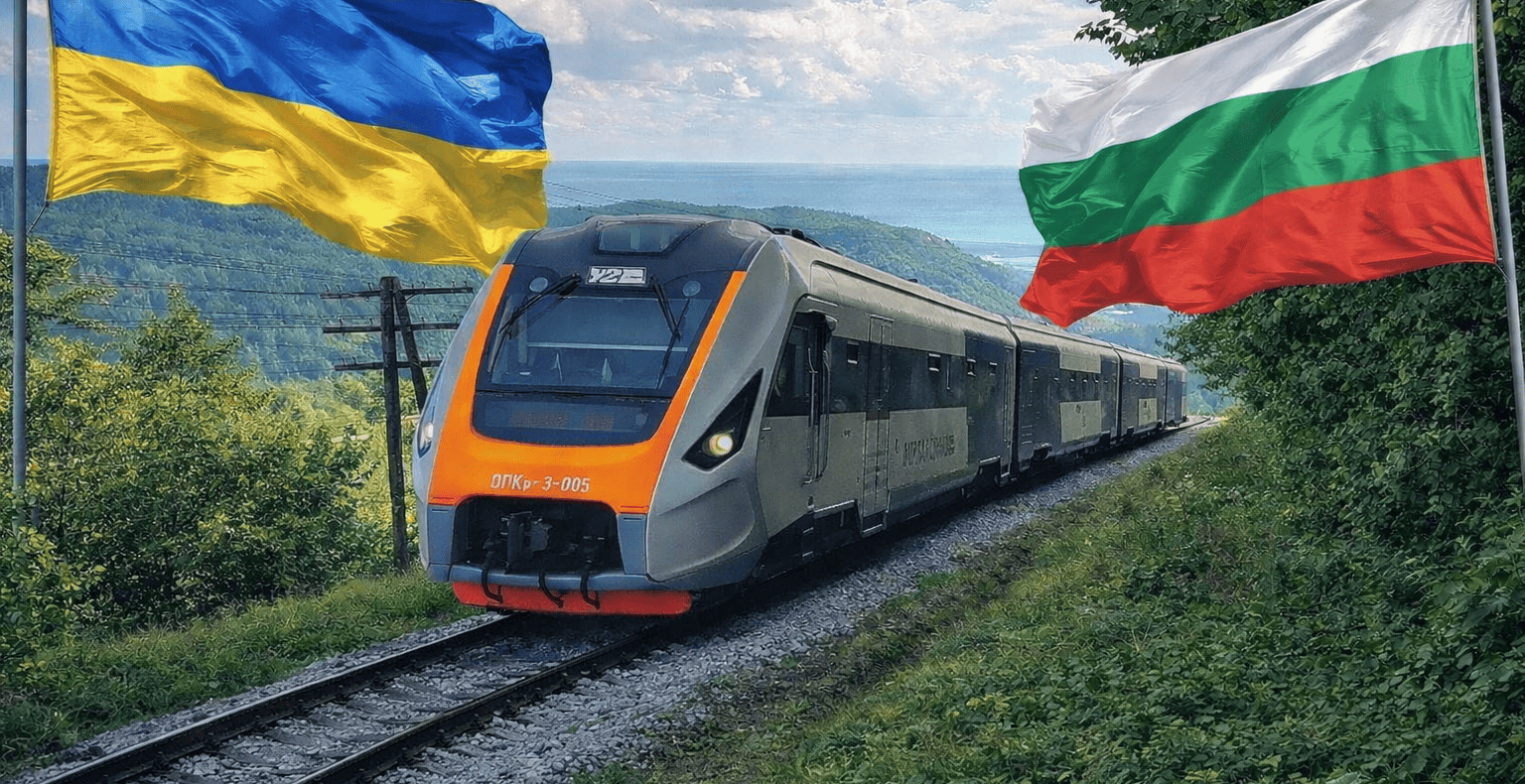 международный поезд Украина Болгария маршрут Киев Варна