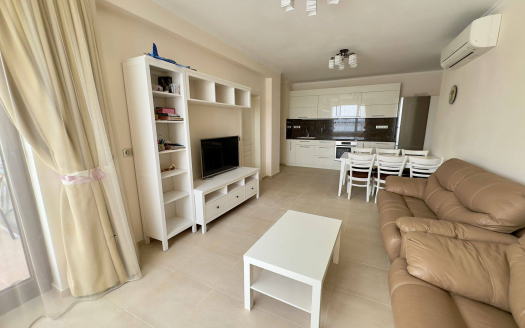 Трёхкомнатная квартира на первой линии с видом на море — комплекс «Akrotiria», Несебр ID: 91695