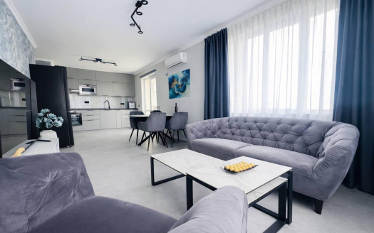 Трёхкомнатная квартира с видом на море и бассейн — комплекс «Lifestyle Deluxe», Несебр ID: 93335