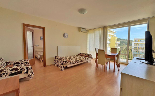 Двухкомнатная квартира с видом на море — комплекс «Crown Fort Noks», Святой Влас ID: 92115