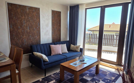 Трёхкомнатная квартира (мезонет) с панорамным видом на море — комплекс «Bay View Villas», Кошарица ID: 92752