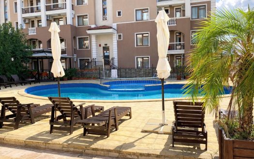 Двухкомнатная квартира с видом на бассейн — комплекс «Casa Del Mar», Святой Влас ID: 89088