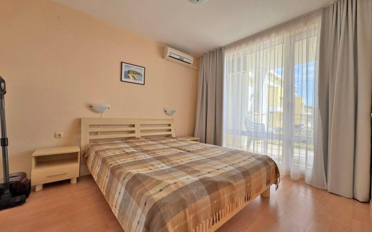 Двухкомнатная квартира с видом на море — комплекс «Crown Fort Noks», Святой Влас ID: 92115