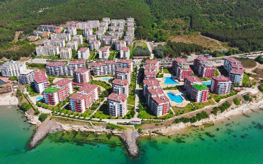 Двухкомнатная квартира с видом на бассейн — комплекс «Crown Fort», Святой Влас ID: 88929