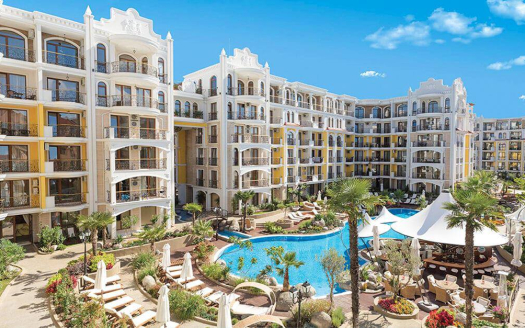 Трёхкомнатная квартира с видом на бассейн — комплекс «Harmony Suites 11 Grand Resort», Солнечный берег ID: 96999