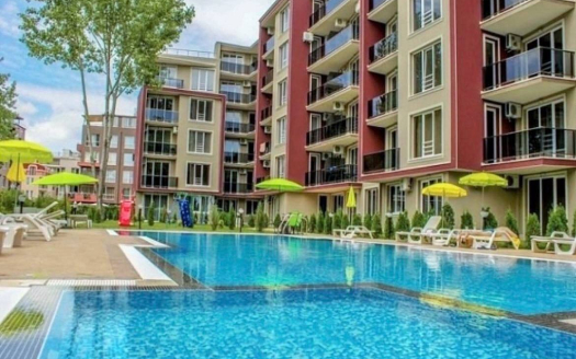 Двухкомнатная квартира с собственным двориком — комплекс «VIP Park», Cacao Beach, Солнечный берег ID: 97618