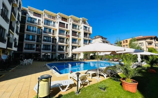 Двухкомнатная квартира — комплекс «Amber Beach», Солнечный берег ID: 99084