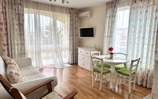 Трёхкомнатная квартира с видом на бассейн — комплекс «Elitonia Gardens», Равда ID: 98470