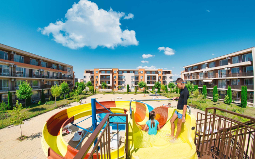 Трёхкомнатная квартира — комплекс «Holiday Fort Club», Солнечный берег ID: 94063