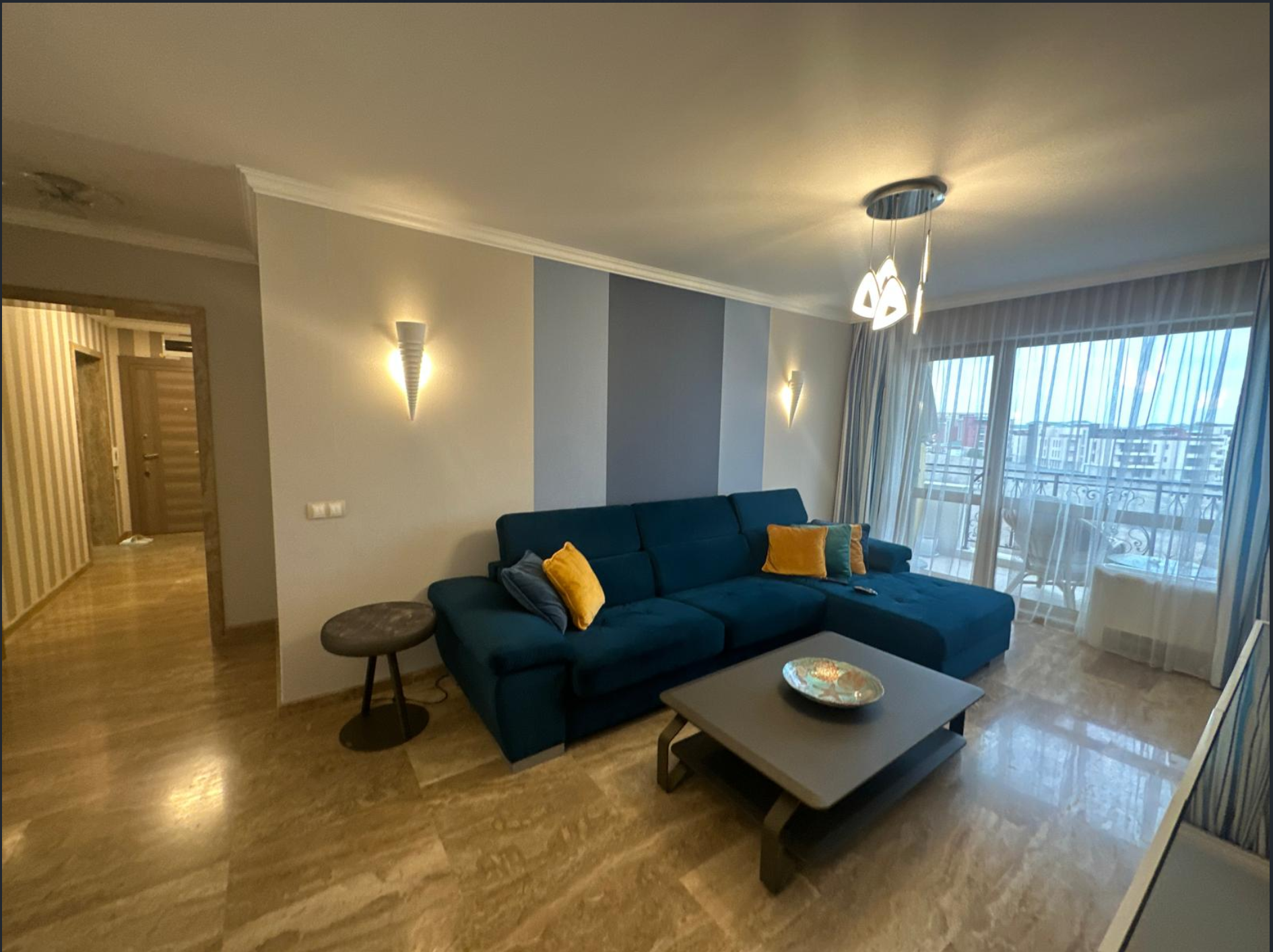 Трёхкомнатная квартира с видом на море и горы в комплексе Villa Florence, Святой Влас ID: 103846 - фото 2