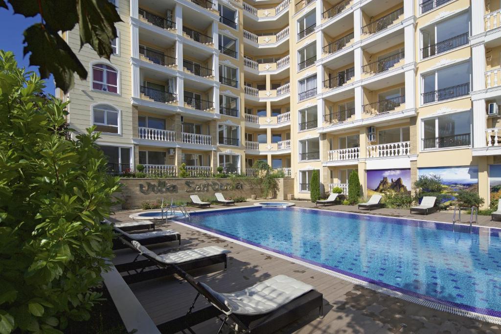 Двухкомнатная квартира в 160 метрах от моря в комплексе Villa Sardinia, Святой Влас ID: 100365 - фото 2