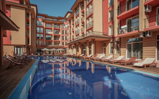Двухкомнатная квартира с просторной террасой в комплексе Sunny View Central, Солнечный Берег ID: 101147