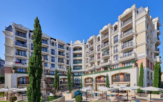 Двухкомнатная квартира в роскошном комплексе Romance Paris, Святой Влас ID: 99136