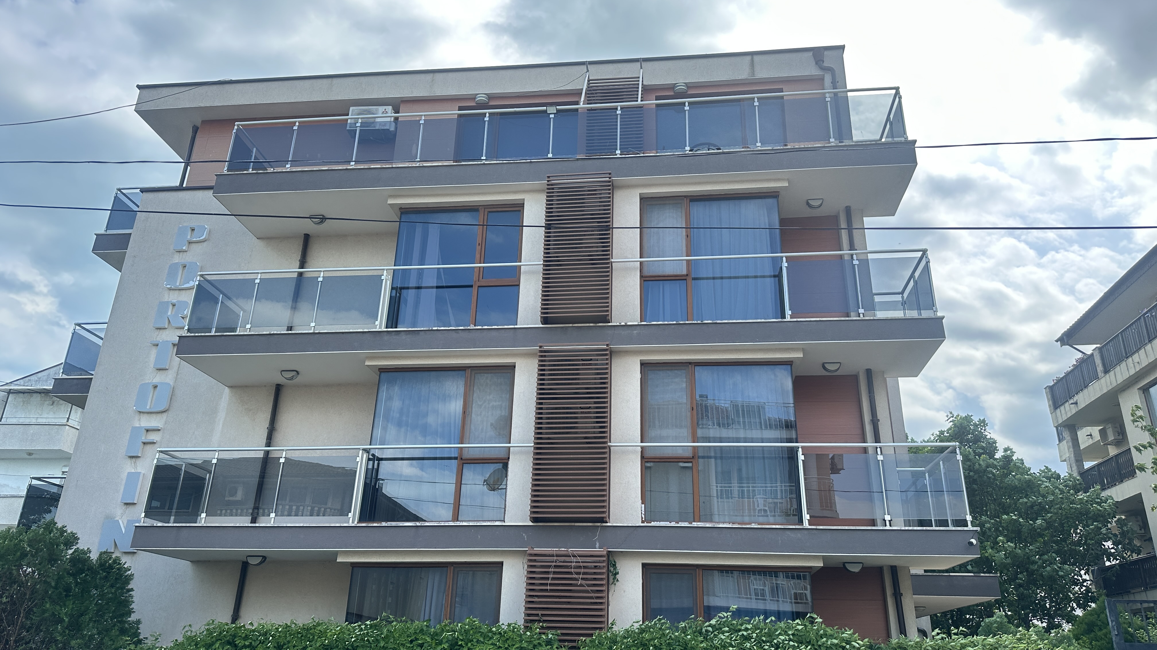 Двухкомнатная квартира с видом на море в комплексе Portofino, Равда ID: 103622 - фото 14