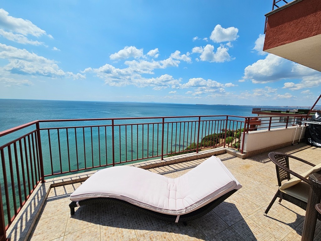 Трёхкомнатная квартира с захватывающей панорамой моря в Panorama Fort Beach, Святой Влас ID: 100815 - фото 2
