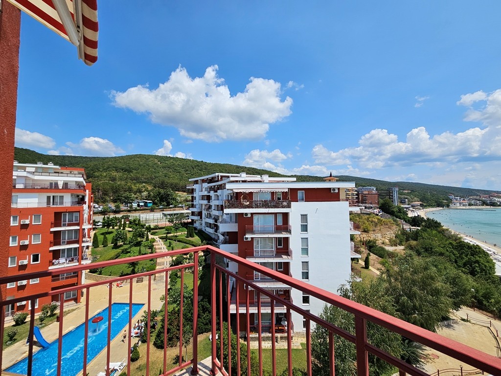 Трёхкомнатная квартира с захватывающей панорамой моря в Panorama Fort Beach, Святой Влас ID: 100815 - фото 11