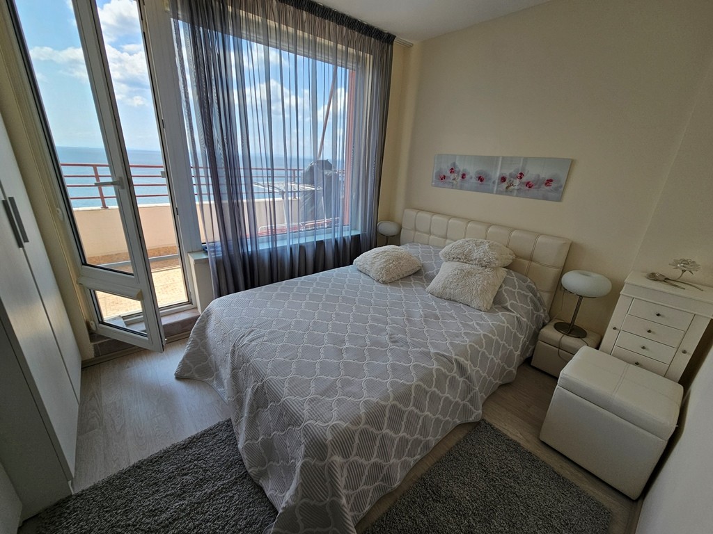 Трёхкомнатная квартира с захватывающей панорамой моря в Panorama Fort Beach, Святой Влас ID: 100815 - фото 15