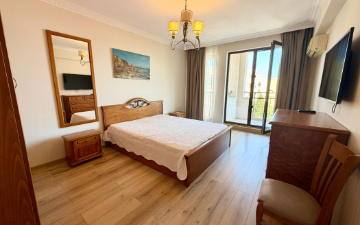 Двухкомнатная квартира на первой линии в комплексе Porto Paradiso, Святой Влас ID: 100115