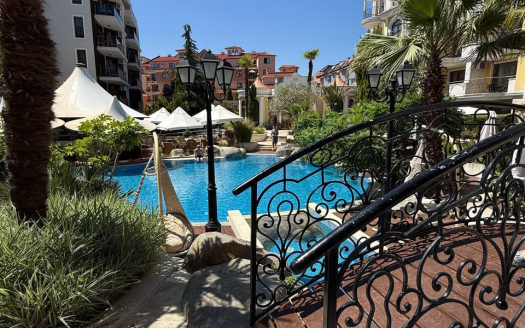 Двухкомнатная квартира в роскошном комплексе Harmony Suites Monte Carlo, Солнечный Берег ID: 103932