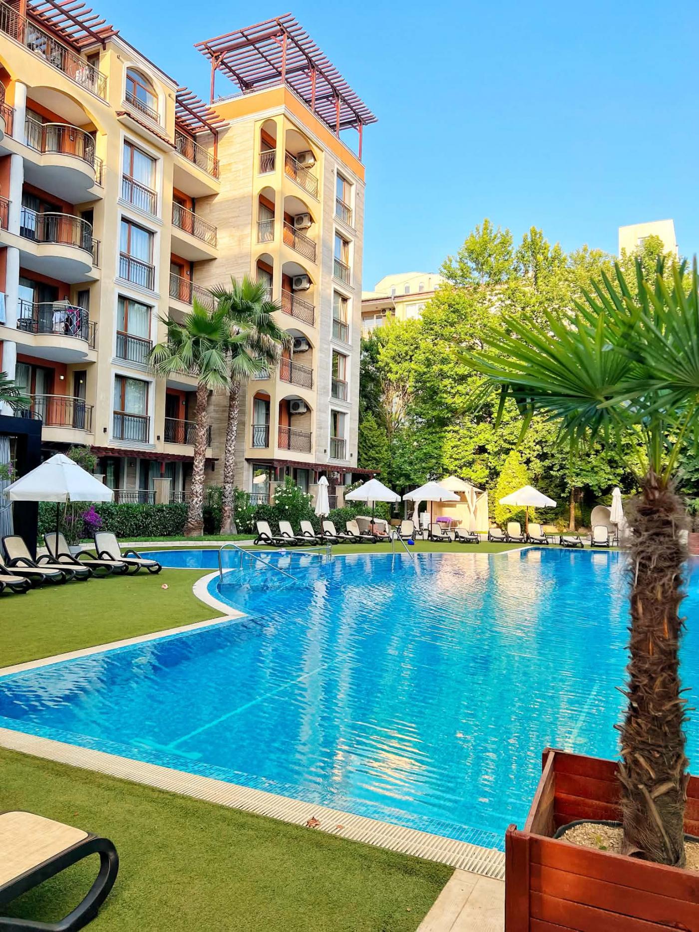 Уютная студия в популярном комплексе Harmony Suites 2, Солнечный берег ID: 106851 - фото 1