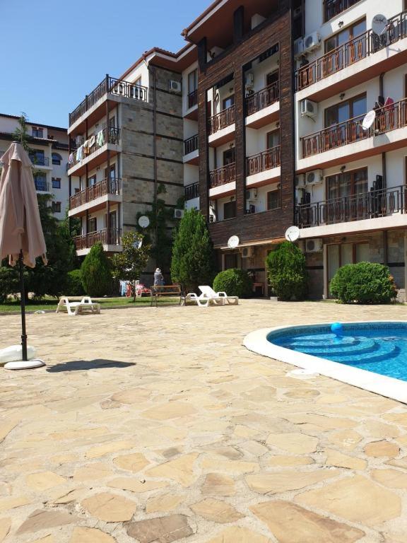 Студия в 350 метрах от моря в комплексе Panorama Bay 2, Святой Влас ID: 105336 - фото 11