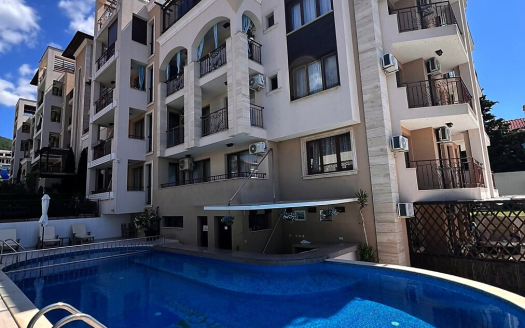 Трехкомнатная квартира с видом на море и горы в комплексе Porto Paradiso, Святой Влас ID: 106487