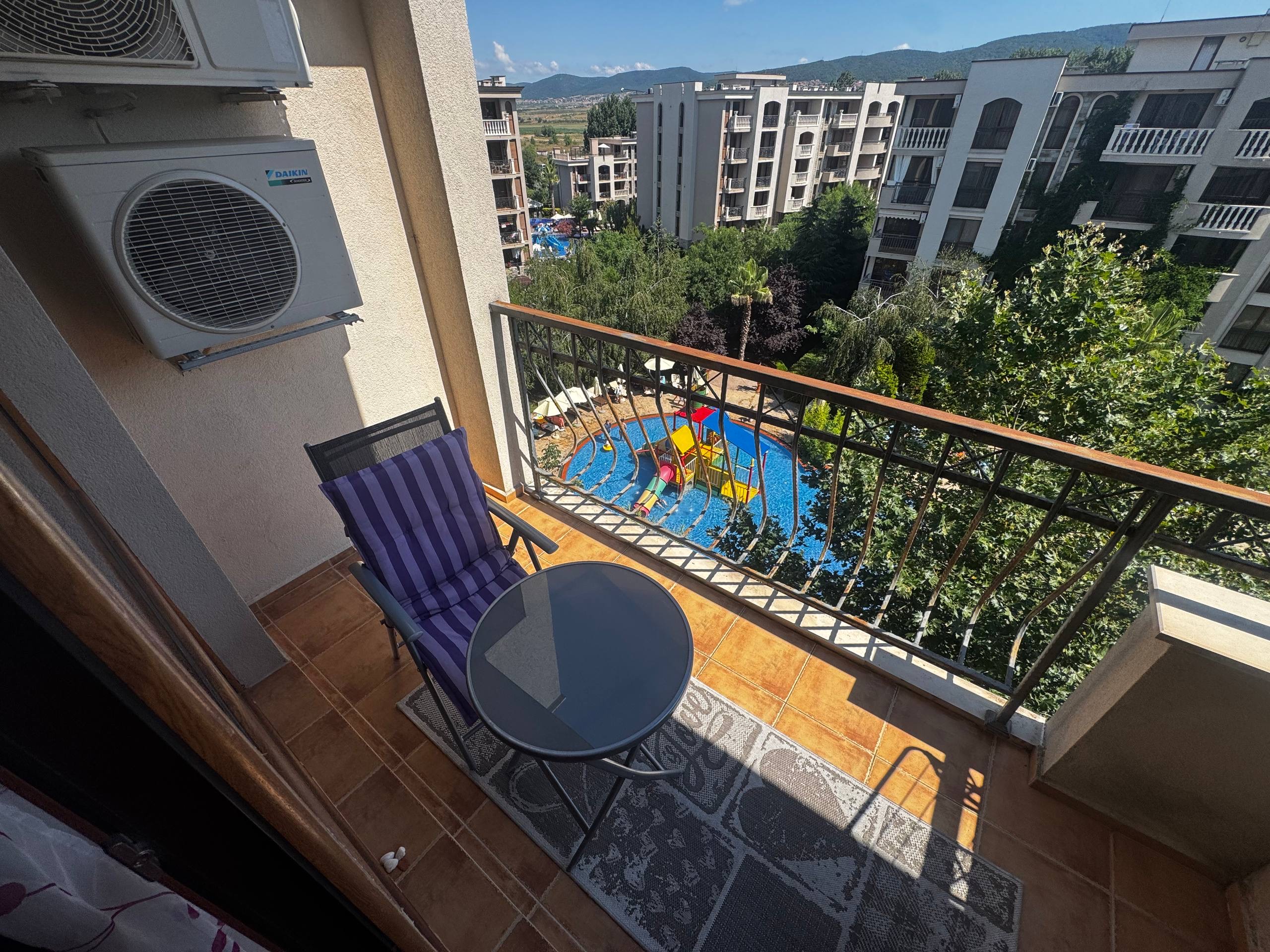 Двухкомнатная квартира с видом на бассейн в комплексе Cascadas Family Resort  (блок 8), Солнечный Берег ID: 105434 - фото 16