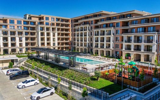 Студия с видом на море и горы в премиальном комплексе Green Fort Suites, Солнечный Берег ID: 105812