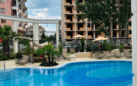 Двухкомнатная квартира с современным ремонтом в комплексе Harmony Suites 16, Солнечный Берег ID: 104342