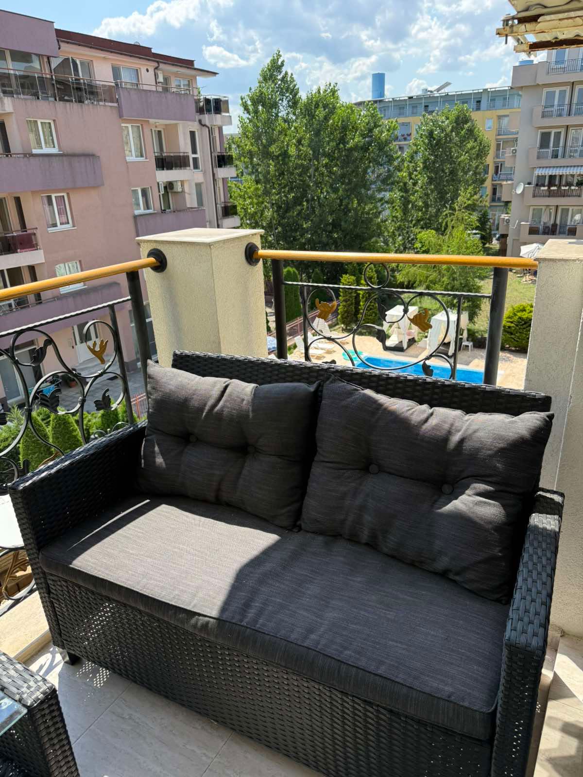 Двухкомнатная квартира в премиальном комплексе Sweet Homes 3, Солнечный Берег ID: 105273 - фото 10