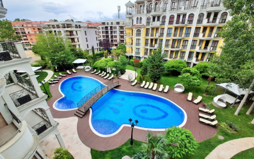 Студия с уютной террасой в комплексе Harmony Suites Monte Carlo, Солнечный Берег ID: 106235