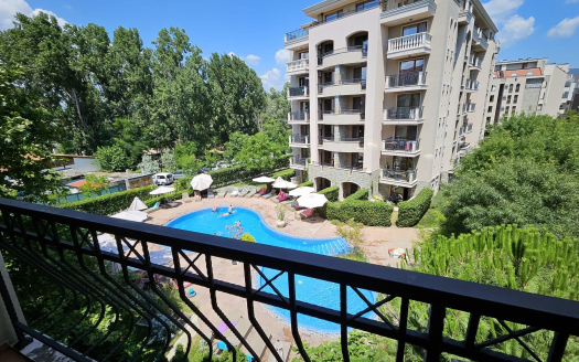 Двухкомнатная квартира с видом на бассейн в комплексе Cascadas Family Resort (блок 5), Солнечный Берег ID: 106175