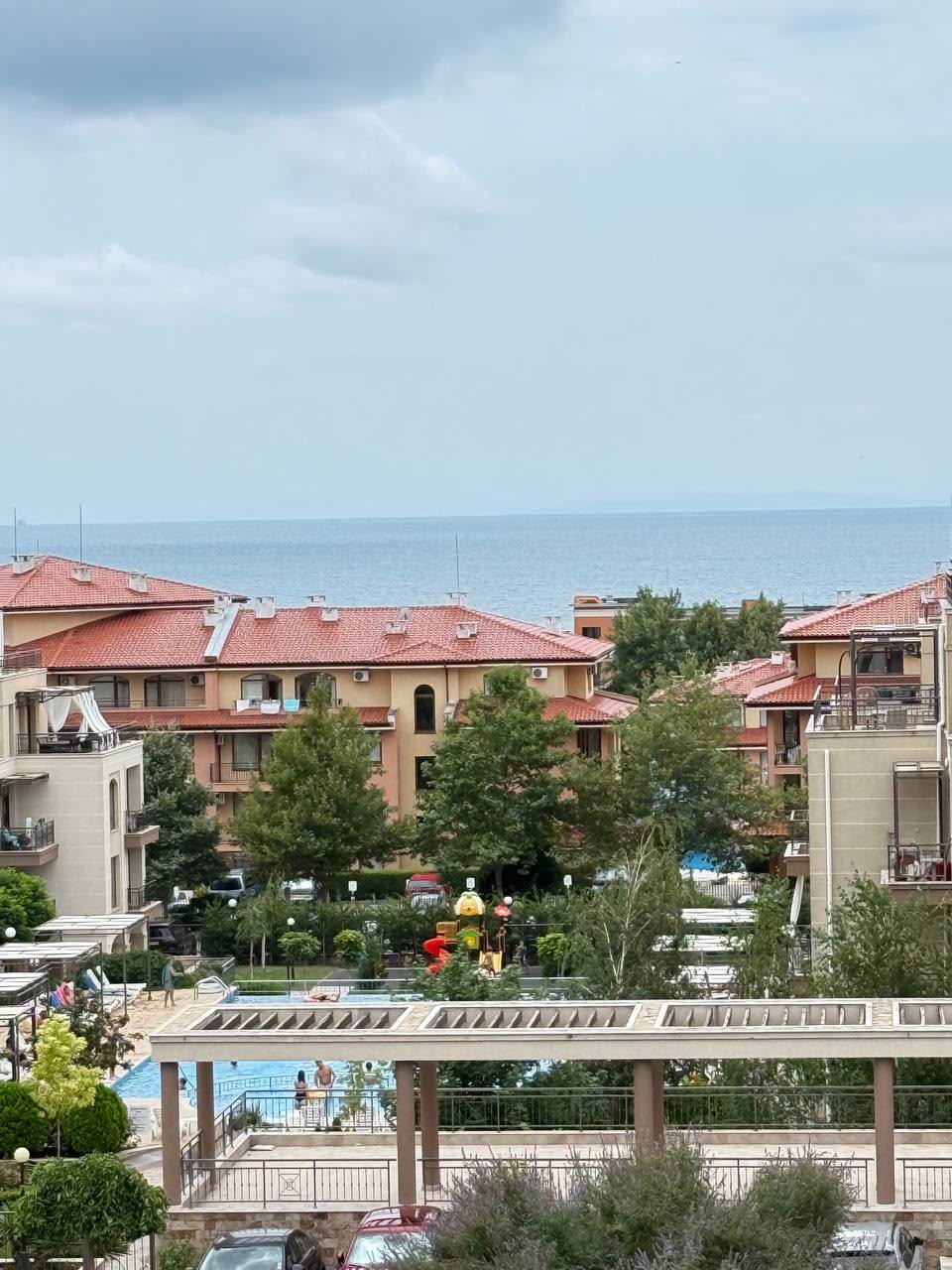 Трехкомнатная квартира с видом на море и бассейн в комплексе Luxor, Святой Влас ID: 106464 - фото 5