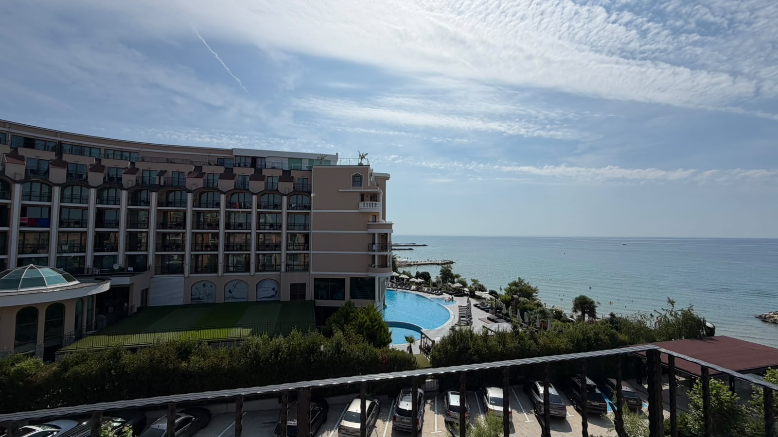 Двухкомнатная квартира на первой линии с видом на море в комплексе Premier Fort Beach, Святой Влас ID: 106416 - фото 15