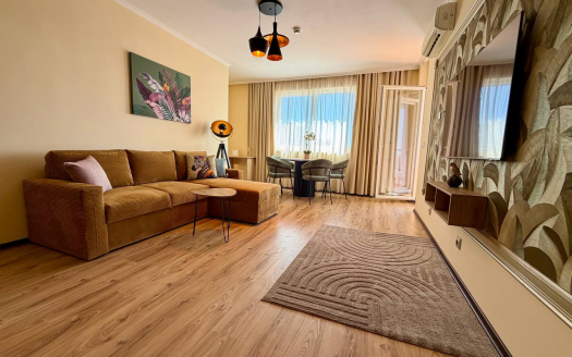 Прекрасная двухкомнатная квартира на первой линии моря в комплексе Dune Residence, Солнечный Берег ID: 106837