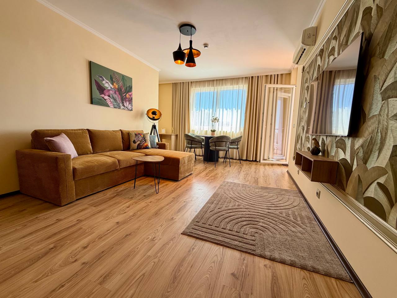 Прекрасная двухкомнатная квартира на первой линии моря в комплексе Dune Residence, Солнечный Берег ID: 106837 - фото 3