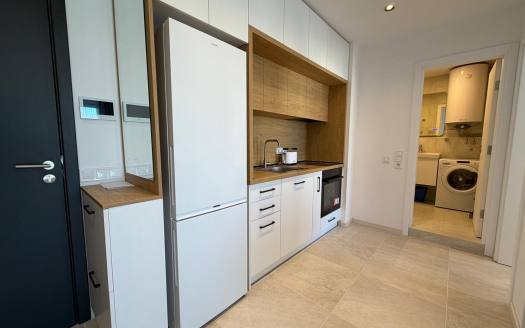 Two-bedroom apartment with sea and pool view in Green Fort Suites, Sunny Beach ID: 109361