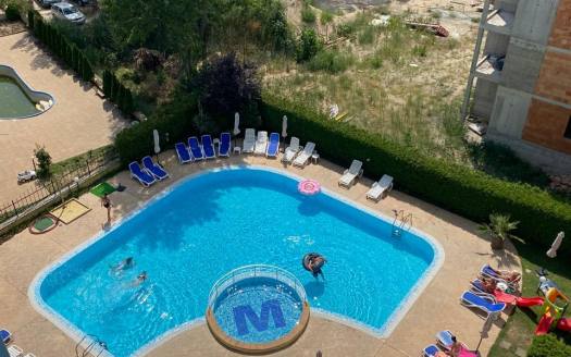 Zweizimmerwohnung mit Blick auf den Pool im Komplex Marack 2, Sonnenstrand ID: 108452