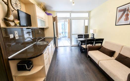 Large zoned studio with spacious terrace in the Sunny Dream complex, Sunny Beach ID: 109291