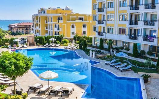 Dwupokojowy apartament z widokiem na morze w kompleksie Villa Florence, Święty Włas ID: 108120