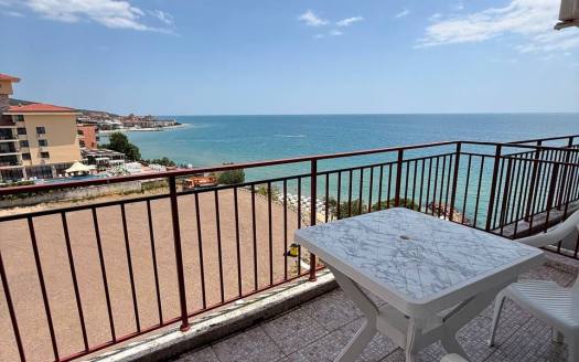 Studio in erster Linie mit herrlichem Meerblick im Komplex Panorama Fort Beach, Sweti Wlas ID: 108962